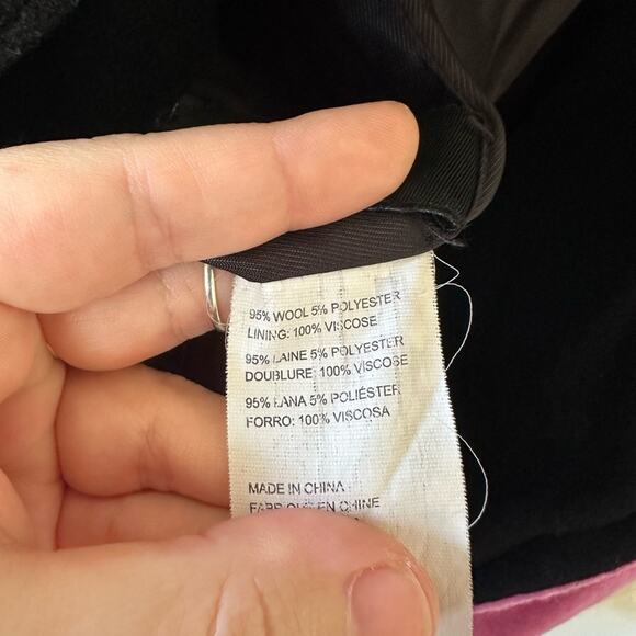 Peter Som Colorblock Wool Coat - Picture 4 of 9